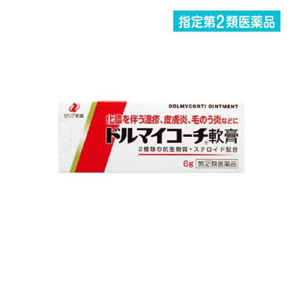 2980円以上で注文可能 指定第２類医薬品ドルマイコーチ軟膏 6g 抗菌 軟膏 化膿 (1個) 