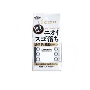 2980円以上で注文可能 LUCIDO(ルシード) カラダと頭皮のデオペーパー 30枚 (1個)
