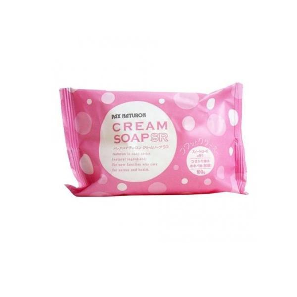 2980円以上で注文可能  パックスナチュロン クリームソープSR スイートローズの香り 100g ...