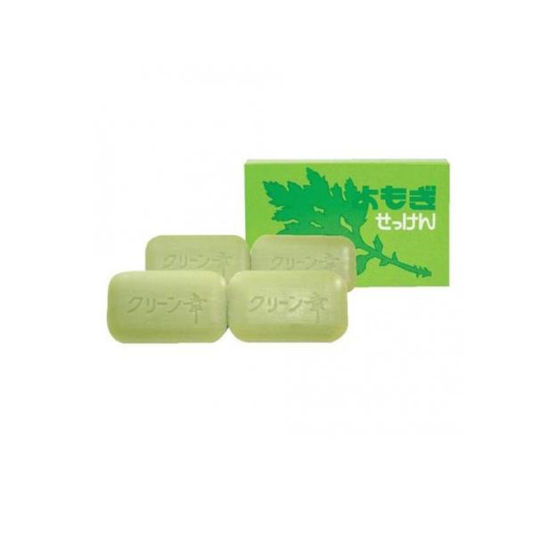 2980円以上で注文可能  地の塩社 よもぎせっけん(化粧石けん) 98g× 4個入 (1個)