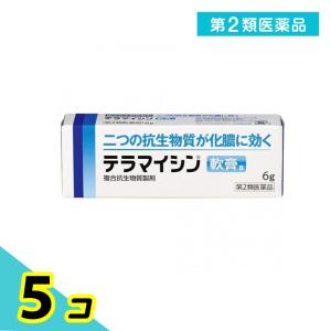 第２類医薬品テラマイシン軟膏a 6g 化膿止め 市販薬 5個セット｜みんなのお薬プレミアム