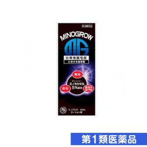 第１類医薬品ミノグロウ 60mL 発毛剤 育毛剤 男性用 ミノキシジル 岩城製薬 (1個)｜minoku-premium