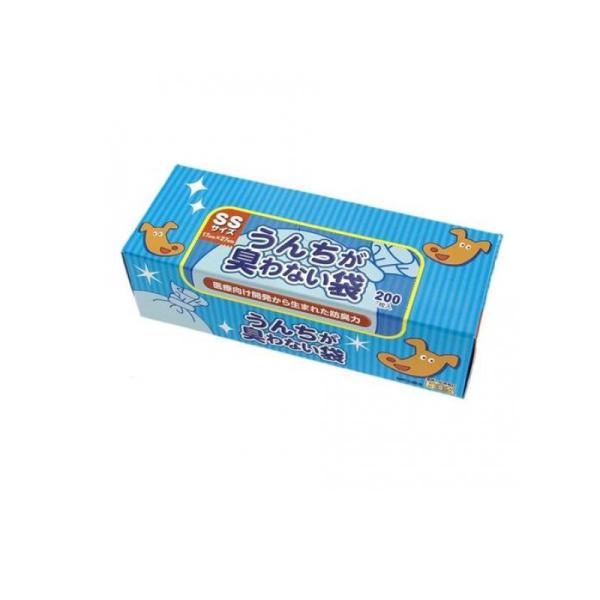 うんちが臭わない袋 BOS(ボス) イヌ用 SSサイズ 200枚入 (箱型) (1個)