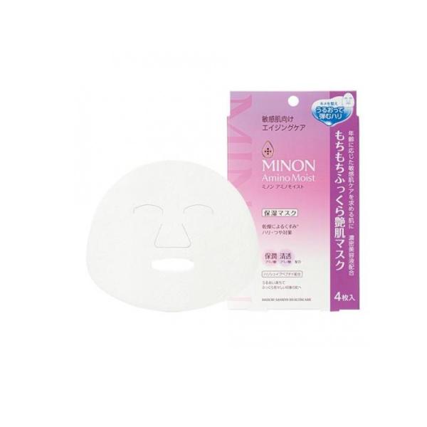 ミノンアミノモイスト もちもちふっくら艶肌マスク 24mL× 4枚入 (1個)