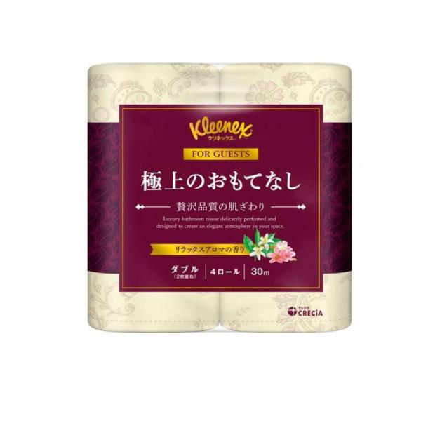 クリネックス 極上のおもてなし ダブル 4ロール入 (1個)