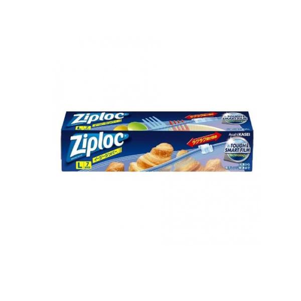 Ziploc ジップロック イージージッパー Lサイズ 7枚入 (1個)