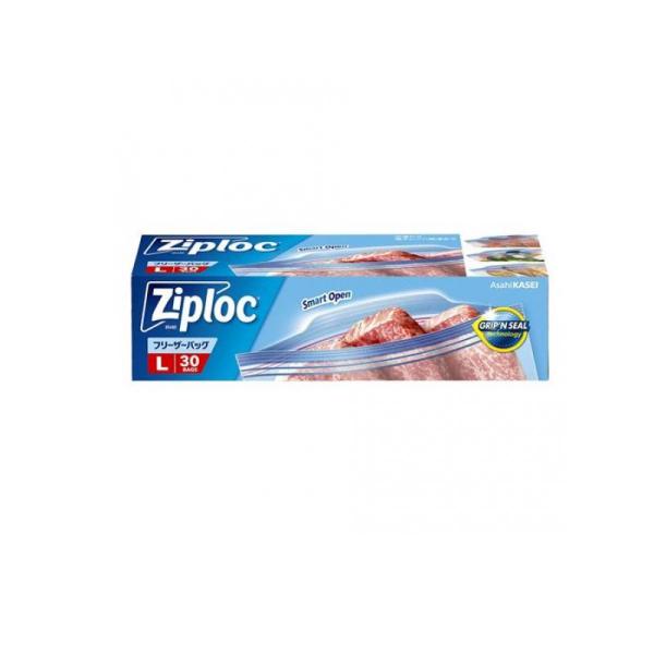 Ziploc(ジップロック) フリーザーバッグ Lサイズ 30枚入 (1個)