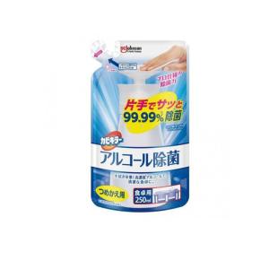 カビキラー アルコール除菌 食卓用 プッシュ式 250mL (詰め替え用) (1個)｜minoku-premium
