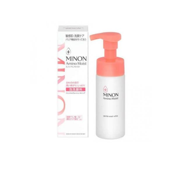 ミノンアミノモイスト ジェントルウォッシュホイップ 泡洗顔料 ポンプ本体 150mL (1個)