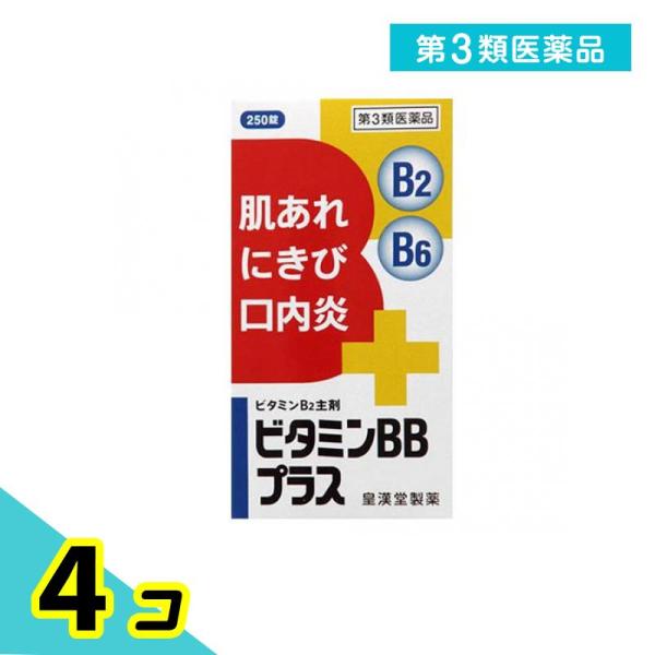 第３類医薬品 ビタミンBBプラス「クニヒロ」 250錠 薬 ビタミンB2 B6 肌荒れ ニキビ 口内...