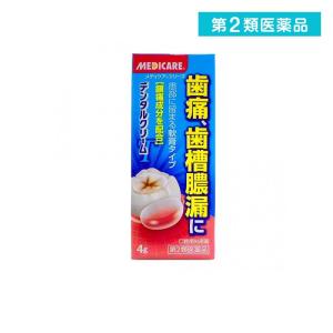 第２類医薬品 デンタルクリームT 4g 痛み止め 塗り薬 軟膏 歯槽膿漏 歯肉炎 歯痛 虫歯 口内炎 口角炎 子供 市販 (1個)