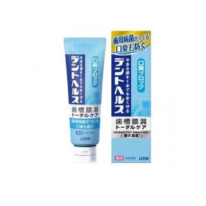 歯磨き粉 口臭 ニオイ 爽やか デントヘルス 薬用ハミガキ 口臭ブロック 85g (1個)｜minoku-premium