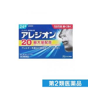 第２類医薬品アレジオン20 24錠 24日分 アレルギー性鼻炎薬 花粉症 鼻水 鼻づまり (1個)｜minoku-premium