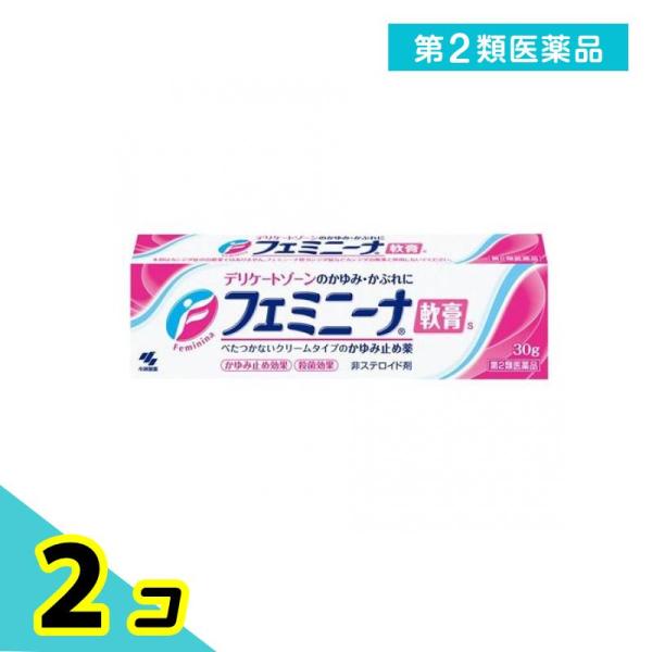 第２類医薬品フェミニーナ軟膏S 30g デリケートゾーン かゆみ かぶれ 2個セット