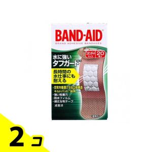 BAND-AID(バンドエイド) 水に強いタフガード 20枚入 (スタンダードサイズ) 2個セット