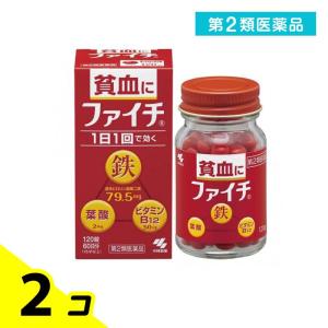 第２類医薬品 ファイチ 120錠 貧血 鉄 葉酸 ビタミンB12 2個セット