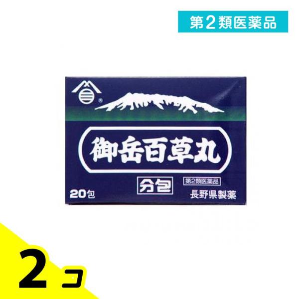 第２類医薬品 長野県製薬 御岳百草丸〈分包〉 20粒× 20包 2個セット