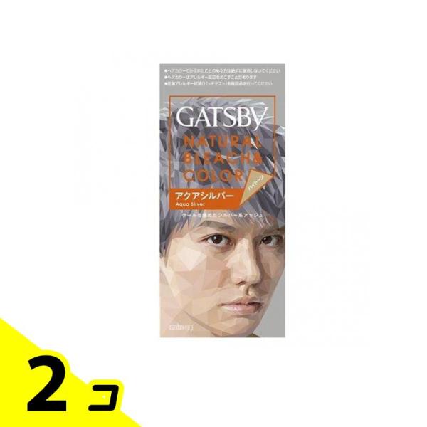 ギャツビー(GATSBY) ナチュラルブリーチカラー アクアシルバー 1組入 2個セット
