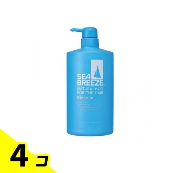 シーブリーズ リンスインシャンプー A 600mL (ポンプ付き本体) 4個セット