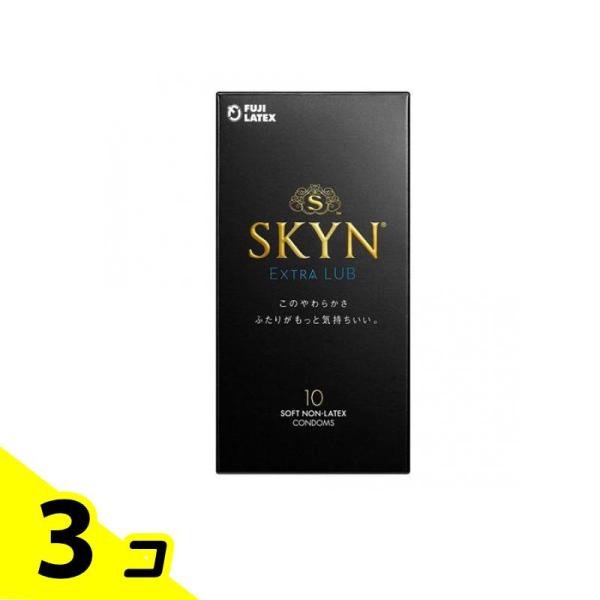 コンドーム 避妊具 たっぷり ゼリー 不二ラテックス SKYN EXTRA LUB スキン エクスト...