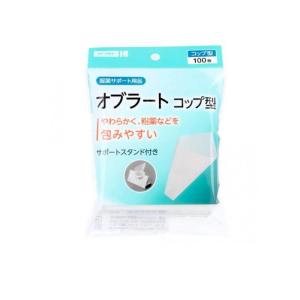 カワモト オブラート コップ型 100枚 粉薬 飲みやすい 包む (1個)｜minoku-value