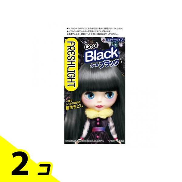 フレッシュライト 髪色もどし クールブラック [1剤60g+2剤60mL] 1個 2個セット