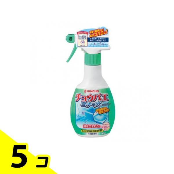 KINCHO チョウバエコナーズ 泡スプレー 300mL 5個セット