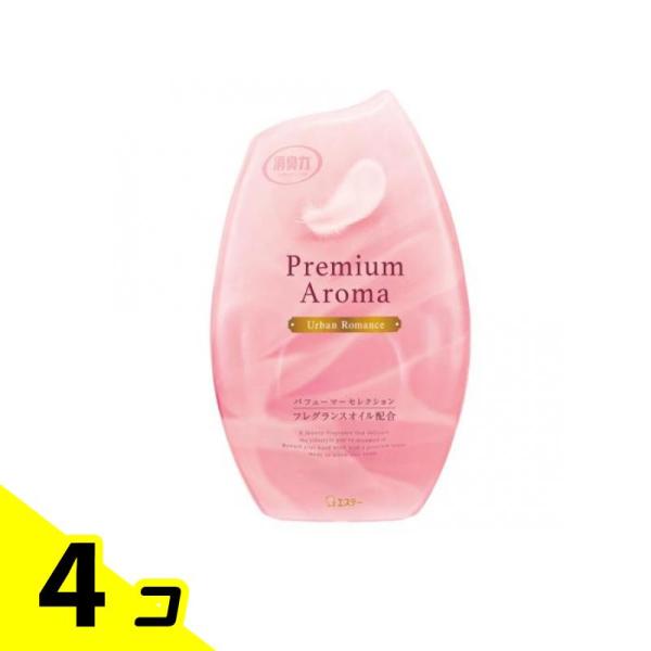 お部屋の消臭力 Premium Aroma(プレミアムアロマ) アーバンロマンス 400mL 4個セ...