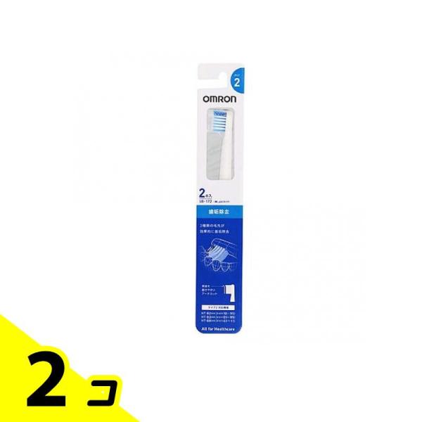 オムロン 歯垢除去ブラシ タイプ2 SB-172 2本入 2個セット