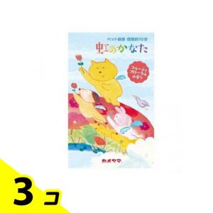 カメヤマ ペット線香 虹のかなた フルーティフローラルの香り 30g 3個セット｜みんなのお薬バリュープライス(みんなのお薬)