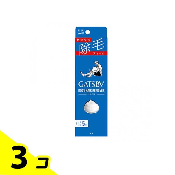 ギャツビー(GATSBY) 除毛フォーム 80g 3個セット