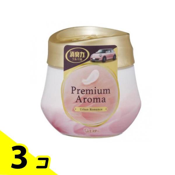 クルマの消臭力 Premium Aroma(プレミアムアロマ) ゲルタイプ アーバンロマンス 90g...