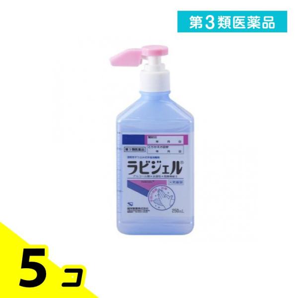 第３類医薬品ラビジェル 250mL (ポンプ) 5個セット