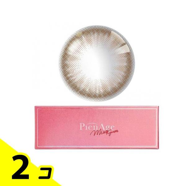 ピエナージュ ミミジェム ワンデーカラコン ミミルビー 10枚入 (-5.25 度あり) 2個セット