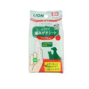 PETKISS ペットキッス 犬猫用 歯みがきシートアップルの香り 30枚入 (1個)