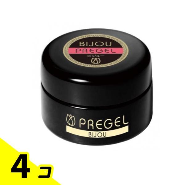 PREGEL(プリジェル) ビジュー パーツ専用接着ジェル 4g 4個セット