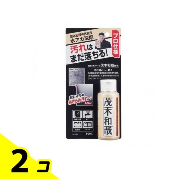 レック 茂木和哉 水アカ ウロコ汚れ 80mL (お試しサイズ 大掃除) 2個セット