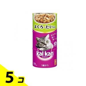 カルカン(kalkan) 缶タイプ まぐろ・たい入り 160g (×3缶入) 5個セット