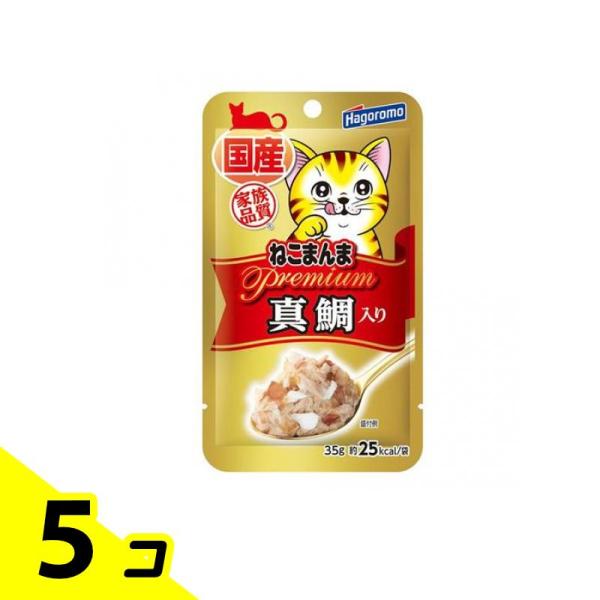 はごろもフーズ プレミアムねこまんまパウチ 真鯛入り 35g 5個セット