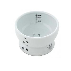 猫壱 ハッピーダイニング 猫用 脚付フードボウル 日本製 ブルー ( 2