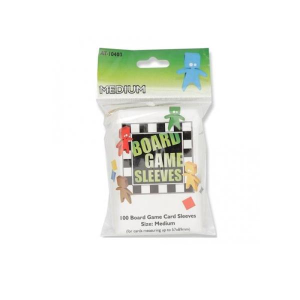 ボードゲームスリーブ ノングレア Medium(ミディアム)57x89mm用 100枚入 (1個)