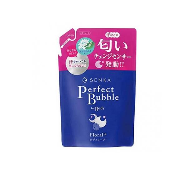 SENKA 専科 パーフェクトバブル フォーボディ フローラルプラス 詰め替え用 350mL (1個...