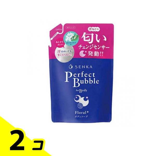 SENKA 専科 パーフェクトバブル フォーボディ フローラルプラス 詰め替え用 350mL 2個セ...