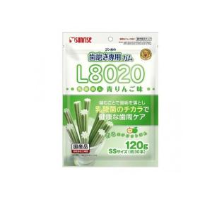 サンライズ 犬用 ゴン太の歯磨き専用ガム L8020乳酸菌入り 青りんご味 SSサイズ 120g (約30本) (1個)