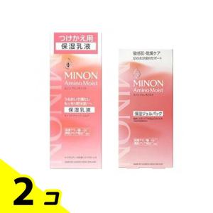 ミノンアミノモイスト モイストチャージミルク 保湿乳液 つけかえ用 100g &ぷるぷるリペアジェルパック 60g 2個セット