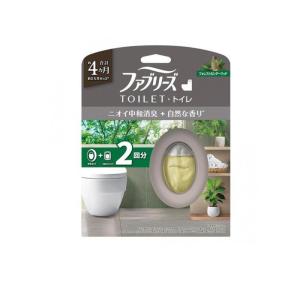 ファブリーズ トイレ用消臭剤+自然な香り フォレスト&シダーウッド 本体+詰め替えパック 6.3ml× 2回分 (1個)
