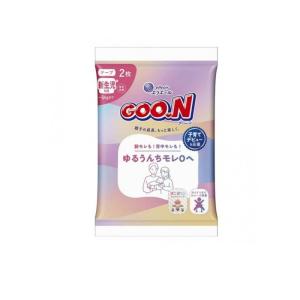 グーン GOO.N ゆるうんちモレ0へ テープ 新生児用 〜5kgまで 2枚入 (1個)