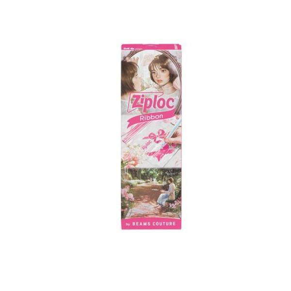 Ziploc ジップロック デザインバッグ リボン by BEAMS COUTURE Mサイズ 6枚...