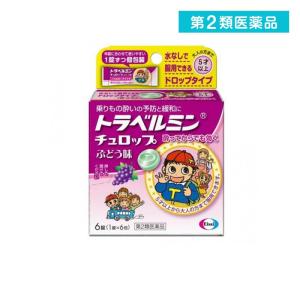 第２類医薬品 トラベルミンチュロップぶどう味 5才以上 6錠 (1個)