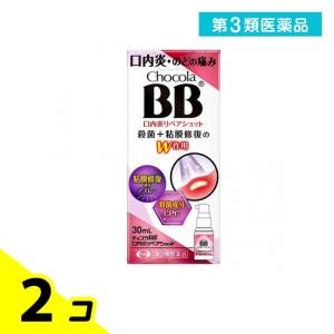 第３類医薬品 チョコラBB 口内炎リペアショット 30mL 口内炎 のどの炎症 スプレー 持ち運び 便利 2個セット｜みんなのお薬バリュープライス(みんなのお薬)